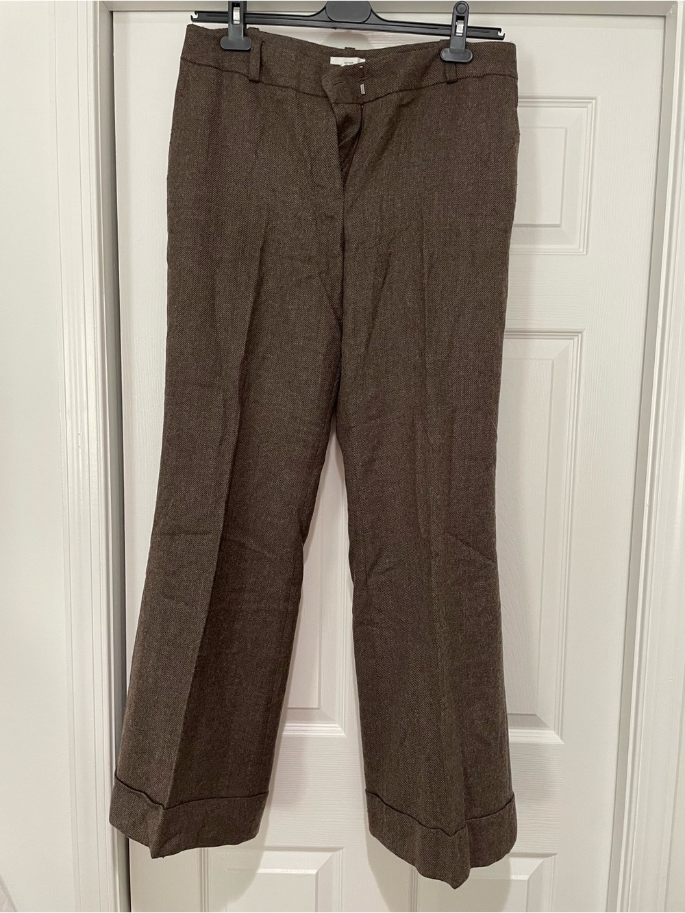 Ann Taylor Loft Size 12 Julie Fit Brown Dress Pants